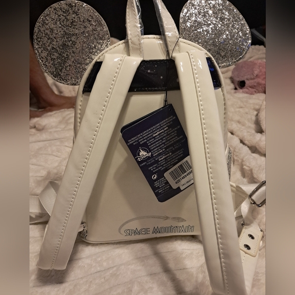 Loungefly Disney Mickey Mouse Space Mountain New With Tags Mini Backpack - Picture 6 of 8